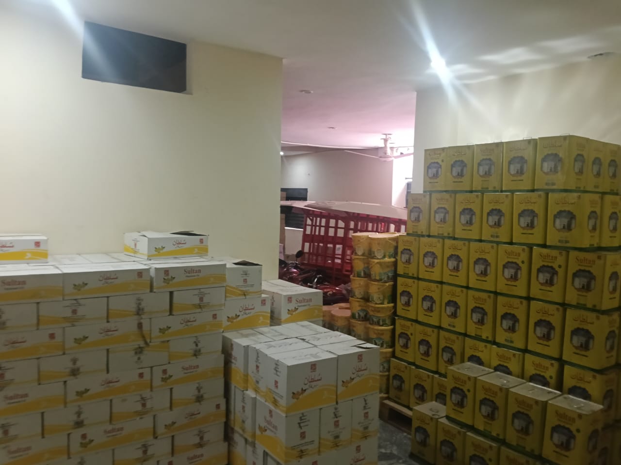 Surf Excel and LUX cartons stacked together
